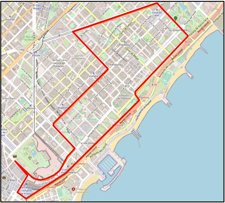 Mapa del recorregut de la cursa